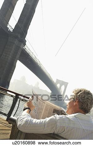 Man Reading Newspaper View Large Photo Image Stock Photo - Man Reading Newspaper. Fotosearch