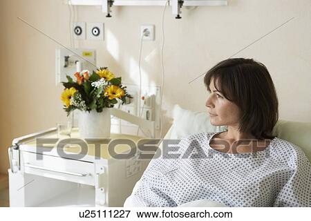 Patient in Hospital Room View Large Photo Image Stock Photo - Patient in Hospital Room. Fotosearch
