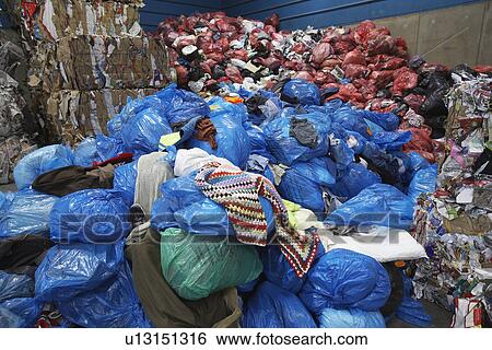 Piles of rubbish bags View Large Photo Image Stock Photograph - Piles of rubbish bags. Fotosearch
