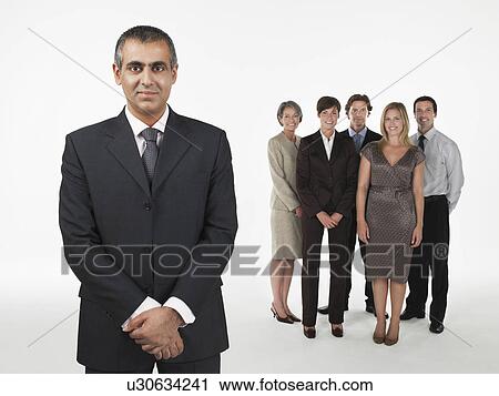 Proud Businessman, group behind View Large Photo Image Stock Image - Proud Businessman, group behind. Fotosearch