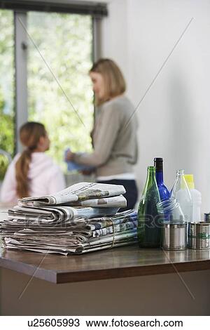 Recycling Material in Kitchen View Large Photo Image Stock Image - Recycling Material in Kitchen. Fotosearch