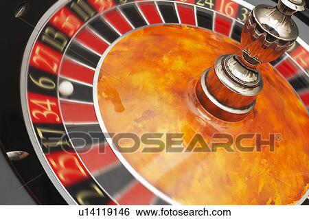 Stock Photograph - Roulette Wheel, close up. Fotosearch