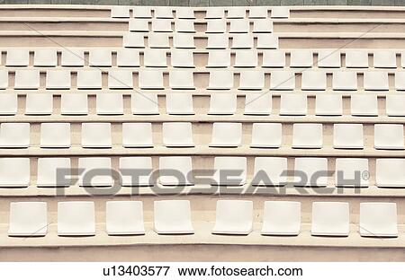 Seats in outdoor auditorium. View Large Photo Image Stock Photo - Seats in outdoor auditorium.. Fotosearch