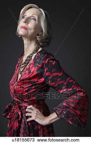 Senior Woman with Hands on Hips View Large Photo Image Stock Image - Senior Woman with Hands on Hips. Fotosearch