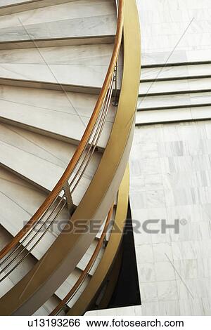 Spiral Staircase, view from above. View Large Photo Image Stock Photograph - Spiral Staircase, view from above.. Fotosearch