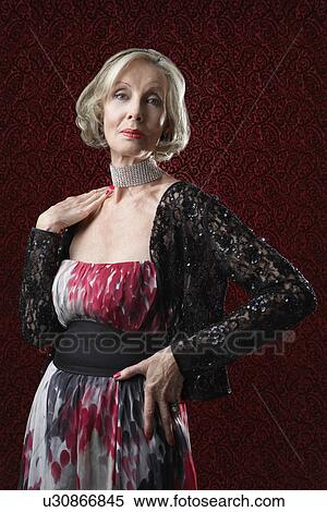 Stylish Senior Woman View Large Photo Image Stock Photography - Stylish Senior Woman. Fotosearch