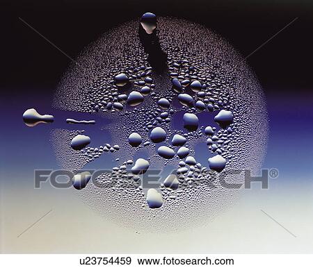 Stock Photo - Water droplets. Fotosearch