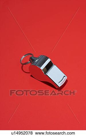 Whistle on red background in studio View Large Photo Image Stock Photo - Whistle on red background in studio. Fotosearch