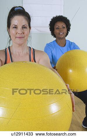 Women in Exercise Class View Large Photo Image Stock Image - Women in Exercise Class. Fotosearch