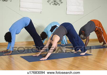 Yoga Class Stretching View Large Photo Image Picture - Yoga Class Stretching. Fotosearch