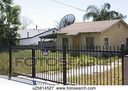 Abandoned House With Overgrown Yard View Large Photo Image Stock Photo - Abandoned House With Overgrown Yard. Fotosearch