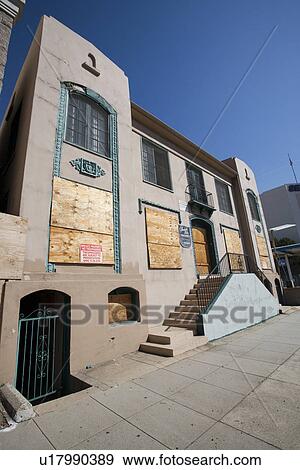 Boarded Up Apartment Building View Large Photo Image Stock Photo - Boarded Up Apartment Building. Fotosearch