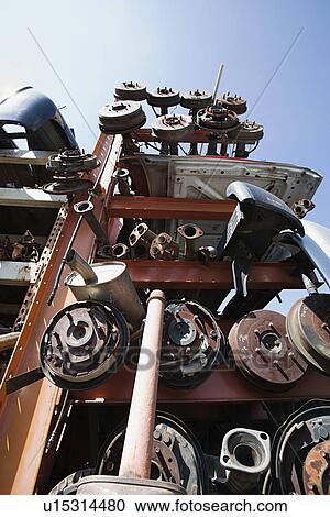 Car parts in junkyard View Large Photo Image Stock Image - Car parts in junkyard. Fotosearch