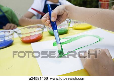Children Painting View Large Photo Image Stock Photograph - Children Painting. Fotosearch