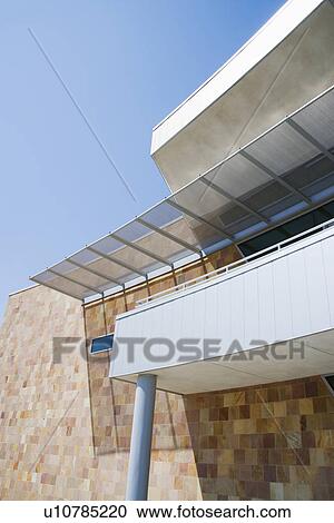 Stock Image - Covered Balcony on Building. Fotosearch