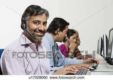 Customer Service Reps in Call Center View Large Photo Image Stock Image - Customer Service Reps in Call Center. Fotosearch