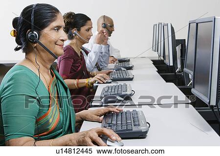 Customer Service Reps in Call Center View Large Photo Image Stock Photography - Customer Service Reps in Call Center. Fotosearch