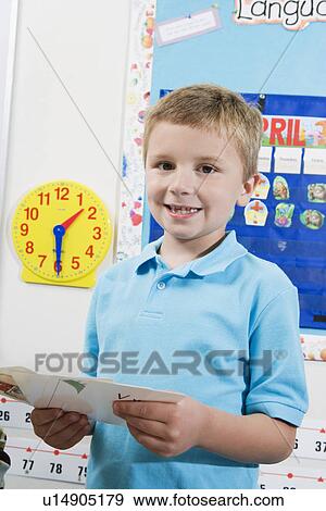Elementary Student with Flash Cards View Large Photo Image Stock Photo - Elementary Student with Flash Cards. Fotosearch
