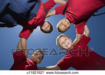 Stock Photo - Elementary Students in Circle. Fotosearch