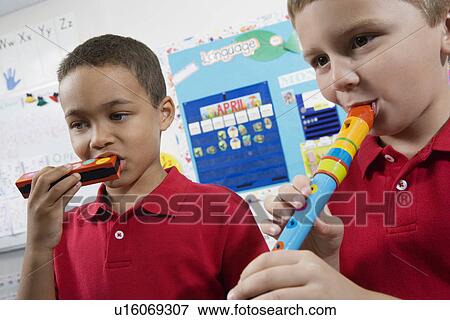 Elementary Students in Music Class View Large Photo Image Stock Photo - Elementary Students in Music Class. Fotosearch