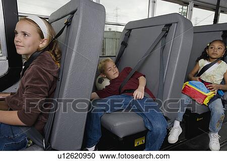 Elementary Students on School Bus View Large Photo Image Stock Image - Elementary Students on School Bus. Fotosearch