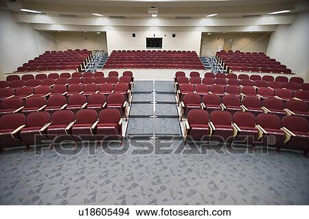 Picture - Empty lecture hall. Fotosearch