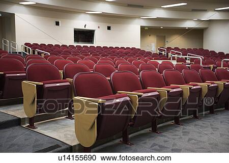Empty lecture hall View Large Photo Image Stock Image - Empty lecture hall. Fotosearch