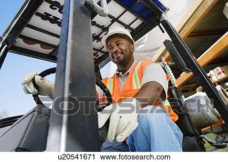 Forklift Driver View Large Photo Image Stock Image - Forklift Driver. Fotosearch
