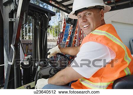 Forklift Driver View Large Photo Image Stock Image - Forklift Driver. Fotosearch