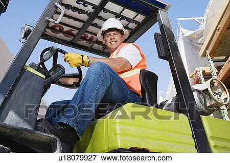 Stock Photo - Forklift Driver. Fotosearch