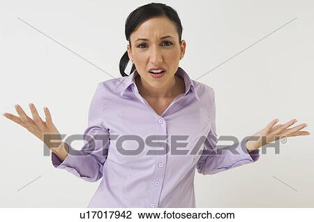 Stock Image - Frustrated Woman. Fotosearch