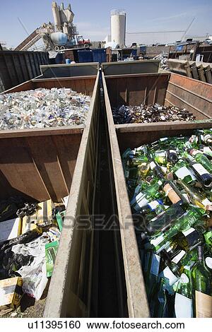 Garbage in recycling centre View Large Photo Image Stock Image - Garbage in recycling centre. Fotosearch