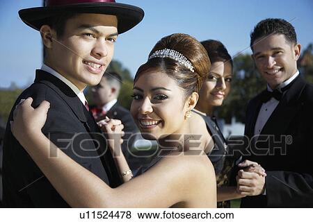 Girl and boy (13-15) dancing at Quinceanera View Large Photo Image Stock Photo - Girl and boy (13-15) dancing at Quinceanera. Fotosearch