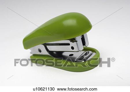 Green stapler on white background View Large Photo Image Stock Image - Green stapler on white background. Fotosearch