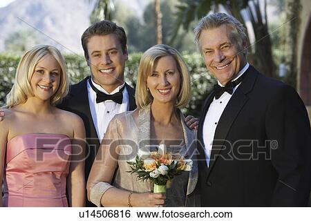 Groom, bridesmaid, and parents, portrait View Large Photo Image Stock Photograph - Groom, bridesmaid, and parents, portrait. Fotosearch