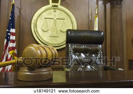 Hammer and gavel near judges chair in court View Large Photo Image Stock Image - Hammer and gavel near judges chair in court. Fotosearch