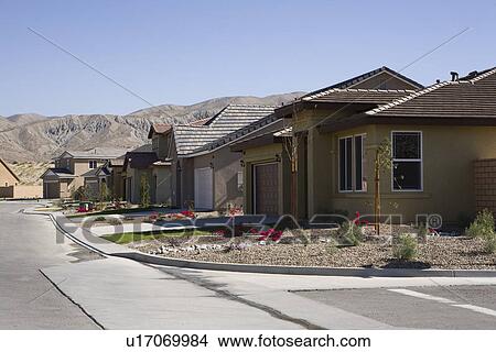 Picture - Houses in New Development. Fotosearch