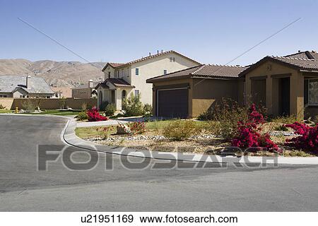 Houses in New Development View Large Photo Image Stock Photo - Houses in New Development. Fotosearch