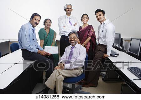 Stock Photo - Indian Businesspeople. Fotosearch