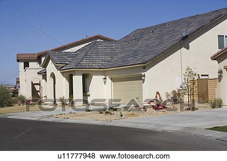 Large New House View Large Photo Image Stock Photo - Large New House. Fotosearch