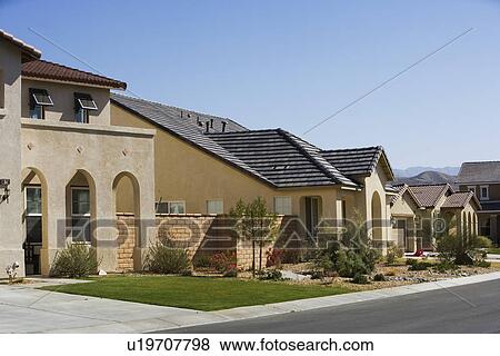Large New House With Arched Entry View Large Photo Image Stock Photo - Large New House With Arched Entry. Fotosearch