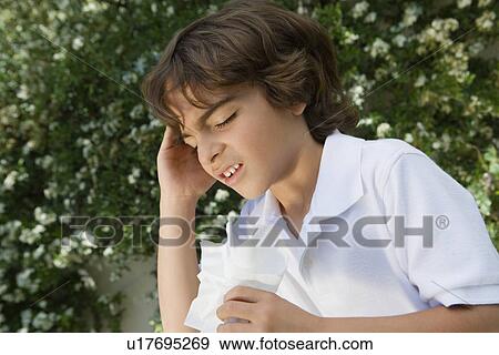 Little Boy with a Cold View Large Photo Image Stock Photo - Little Boy with a Cold. Fotosearch