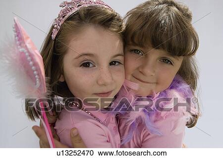 Stock Image - Little Princesses. Fotosearch