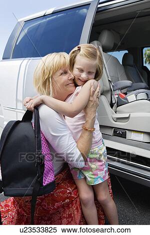 Mother Driving Daughter to School View Large Photo Image Stock Photography - Mother Driving Daughter to School. Fotosearch