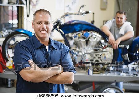 Stock Photography - Motorcycle Shop. Fotosearch