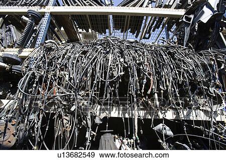 Old cables in junkyard View Large Photo Image Stock Photo - Old cables in junkyard. Fotosearch
