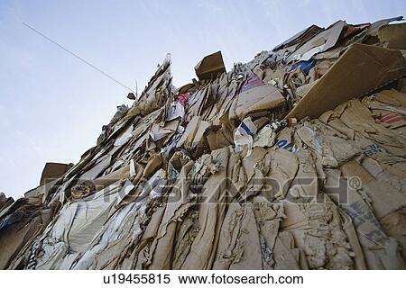 Stock Photography - Pile of cardboard. Fotosearch