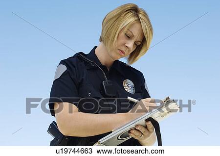 Police Officer Writing Ticket View Large Photo Image Stock Image - Police Officer Writing Ticket. Fotosearch