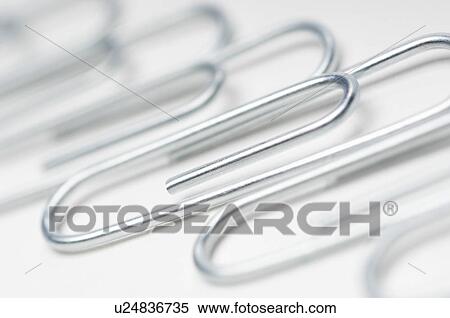 Row of paper clips, close-up View Large Photo Image Stock Photography - Row of paper clips, close-up. Fotosearch