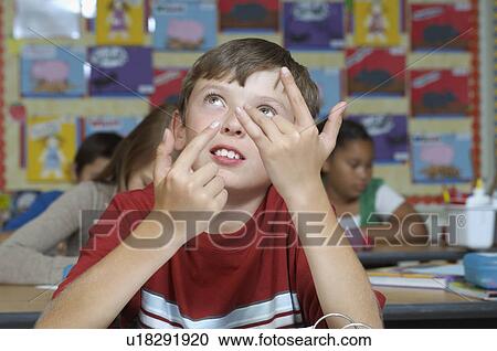 Stock Image - Schoolboy, close-up. Fotosearch